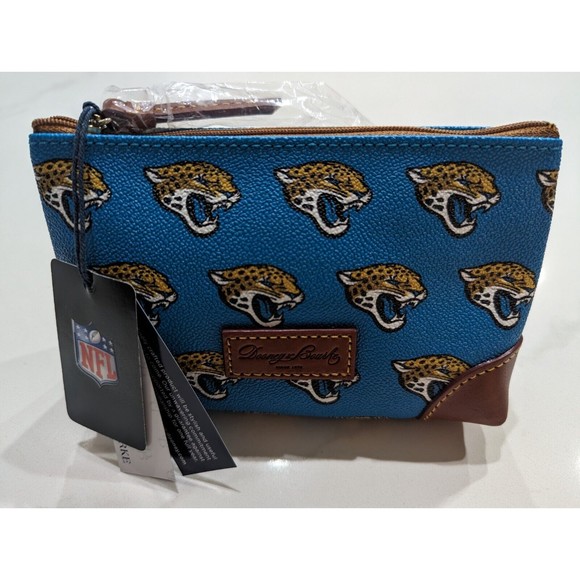Dooney & Bourke NFL Jacksonville Jaguars Cosmetic Case/Mini Bag New with Tags - Picture 3 of 7
